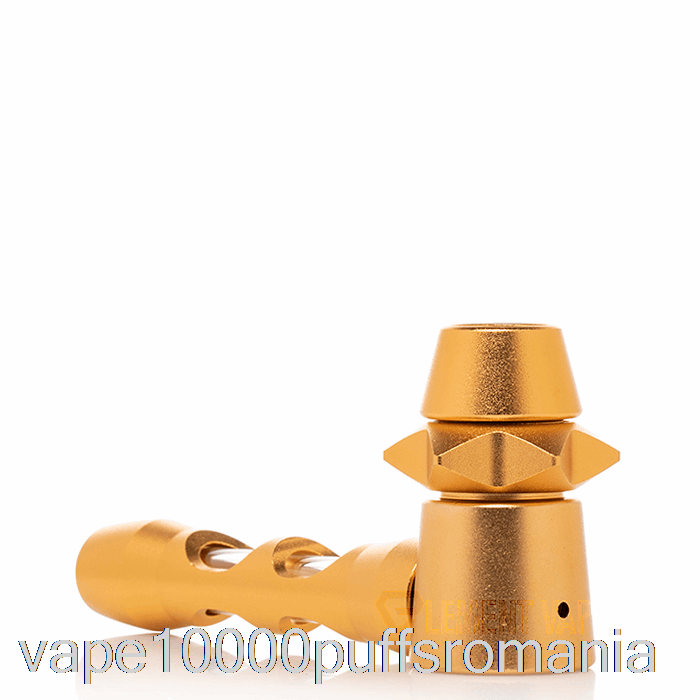 Vape Romania Cheech Sticla Metal Incapsulat Hitter Hand Pipe Gold